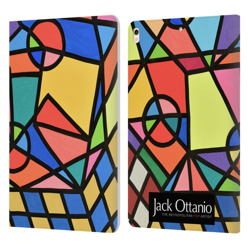 Jack Ottanio Art Caos Geometrico Organizzato Leather Book Wallet Case Cover For Apple iPad Pro 10.5 (2017)