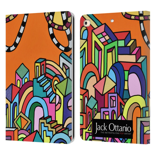 Jack Ottanio Art Borgo Fantasia 2050 Leather Book Wallet Case Cover For Apple iPad 9.7 2017 / iPad 9.7 2018