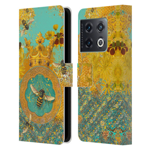 Duirwaigh Insects Bee Leather Book Wallet Case Cover For OnePlus 10 Pro