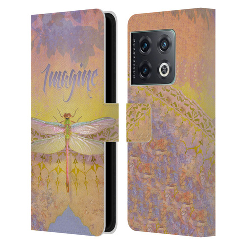 Duirwaigh Insects Dragonfly 2 Leather Book Wallet Case Cover For OnePlus 10 Pro