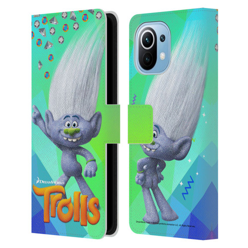 Trolls Snack Pack Guy Diamond Leather Book Wallet Case Cover For Xiaomi Mi 11