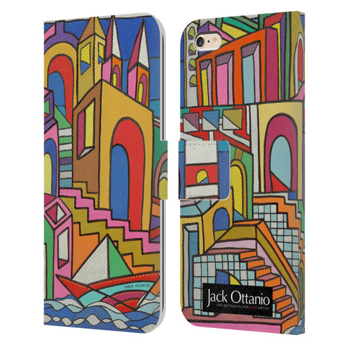Jack Ottanio Art Calata Ammare Leather Book Wallet Case Cover For Apple iPhone 6 Plus / iPhone 6s Plus