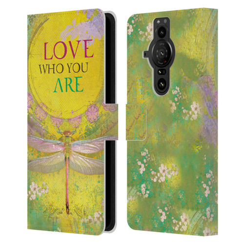 Duirwaigh Insects Dragonfly 3 Leather Book Wallet Case Cover For Sony Xperia Pro-I