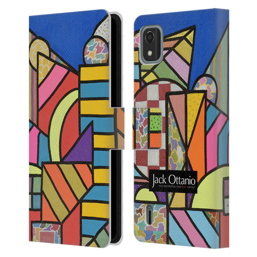 Jack Ottanio Art Ferrara Leather Book Wallet Case Cover For Nokia C2 2nd Edition