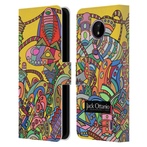 Jack Ottanio Art Venus City Leather Book Wallet Case Cover For Nokia C10 / C20