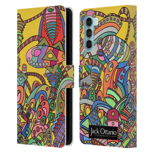 Jack Ottanio Art Venus City Leather Book Wallet Case Cover For Motorola Edge S30 / Moto G200 5G