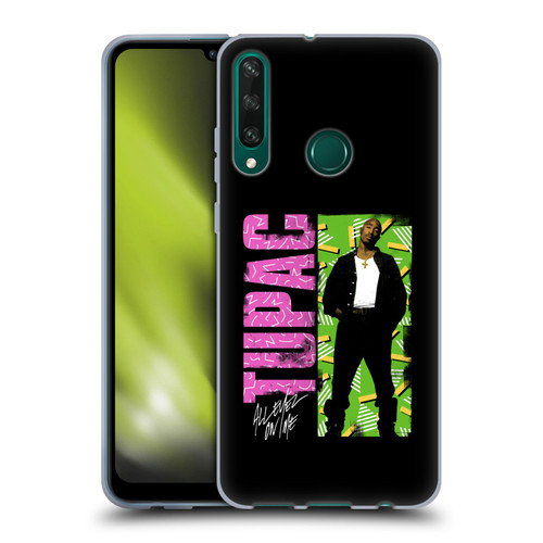 Tupac Shakur Key Art Distressed Look Soft Gel Case for Huawei Y6p