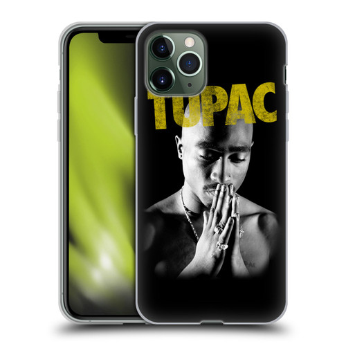 Tupac Shakur Key Art Golden Soft Gel Case for Apple iPhone 11 Pro