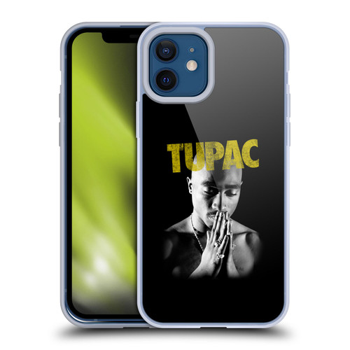 Tupac Shakur Key Art Golden Soft Gel Case for Apple iPhone 12 / iPhone 12 Pro