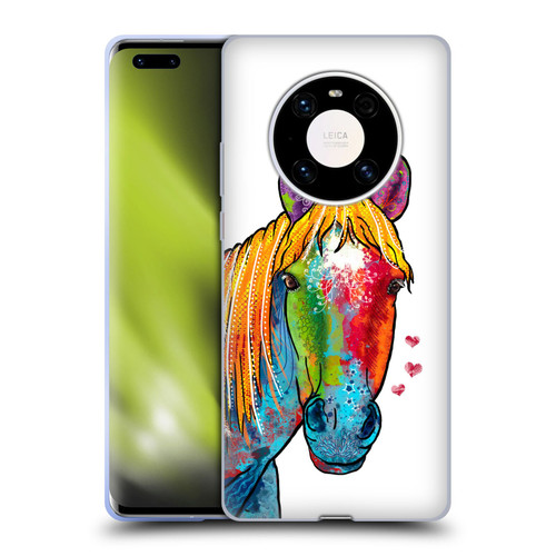Duirwaigh Animals Horse Soft Gel Case for Huawei Mate 40 Pro 5G