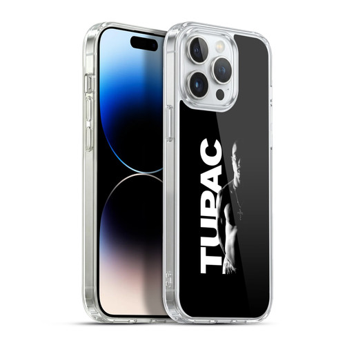 Tupac Shakur Key Art Black And White Soft Gel Case for Apple iPhone 13 Pro Max