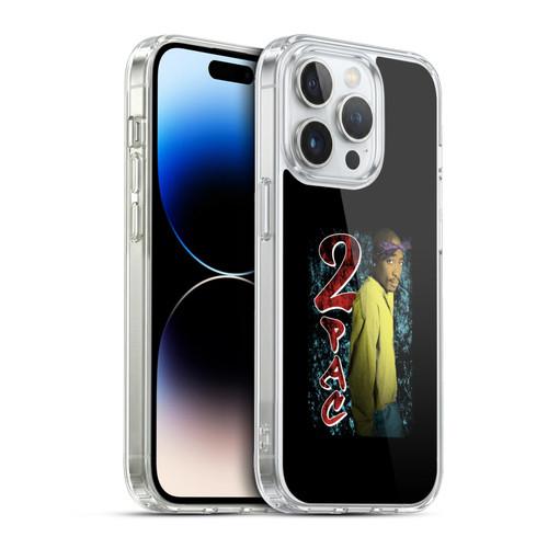 Tupac Shakur Key Art Vintage Soft Gel Case for Apple iPhone 13 Pro