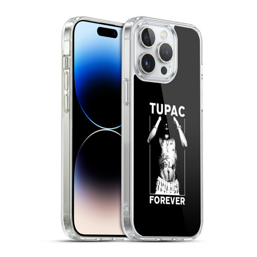 Tupac Shakur Key Art Forever Soft Gel Case for Apple iPhone 14 Pro Max