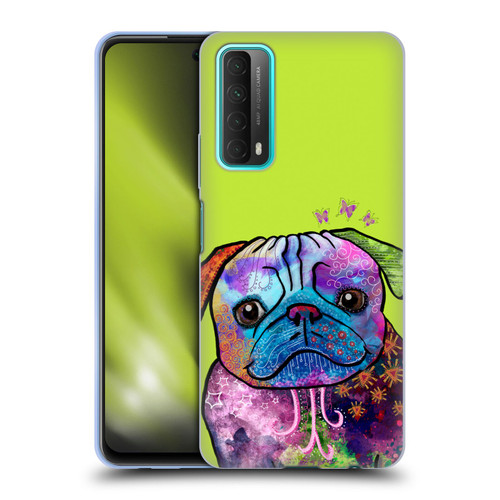 Duirwaigh Animals Pug Dog Soft Gel Case for Huawei P Smart (2021)