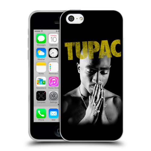 Tupac Shakur Key Art Golden Soft Gel Case for Apple iPhone 5c