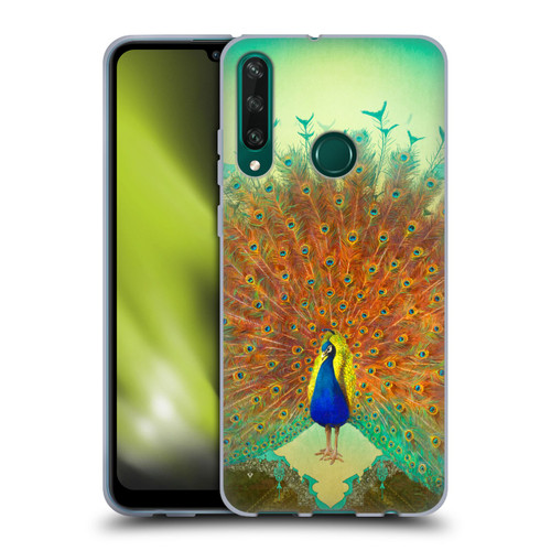 Duirwaigh Animals Peacock Soft Gel Case for Huawei Y6p