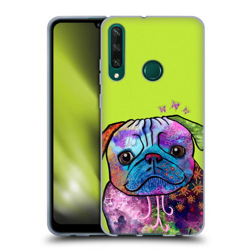 Duirwaigh Animals Pug Dog Soft Gel Case for Huawei Y6p