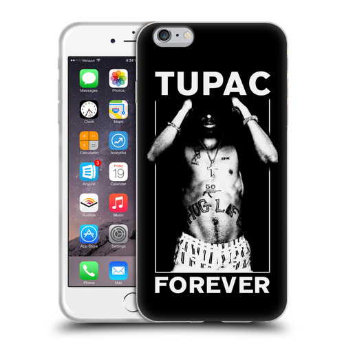 Tupac Shakur Key Art Forever Soft Gel Case for Apple iPhone 6 Plus / iPhone 6s Plus