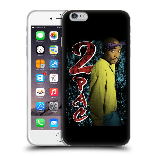 Tupac Shakur Key Art Vintage Soft Gel Case for Apple iPhone 6 Plus / iPhone 6s Plus