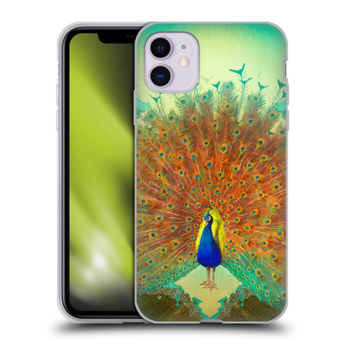 Duirwaigh Animals Peacock Soft Gel Case for Apple iPhone 11