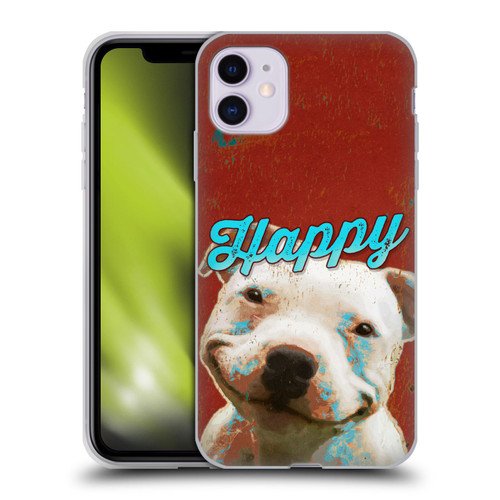 Duirwaigh Animals Pitbull Dog Soft Gel Case for Apple iPhone 11