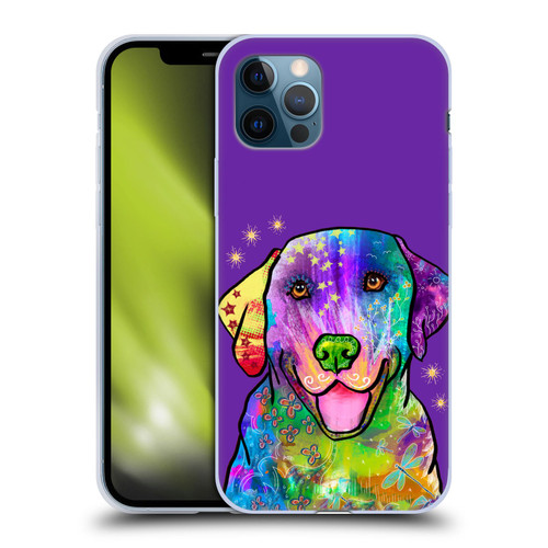 Duirwaigh Animals Golden Retriever Dog Soft Gel Case for Apple iPhone 12 / iPhone 12 Pro