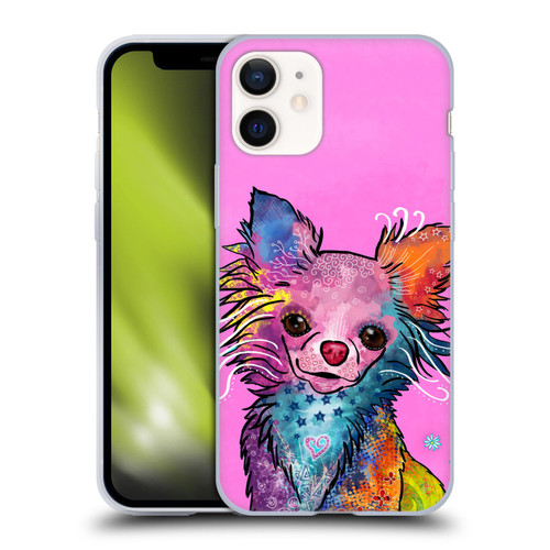 Duirwaigh Animals Chihuahua Dog Soft Gel Case for Apple iPhone 12 Mini