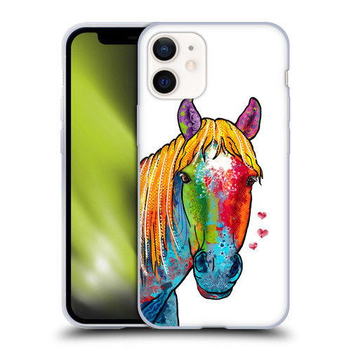 Duirwaigh Animals Horse Soft Gel Case for Apple iPhone 12 Mini