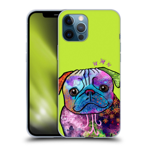 Duirwaigh Animals Pug Dog Soft Gel Case for Apple iPhone 12 Pro Max