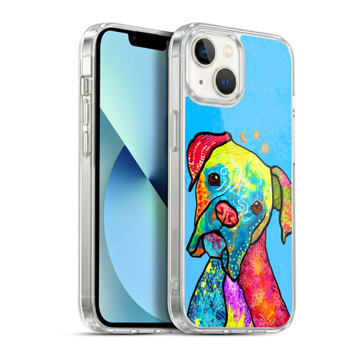 Duirwaigh Animals Boxer Dog Soft Gel Case for Apple iPhone 13