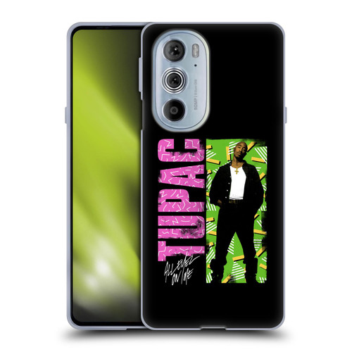 Tupac Shakur Key Art Distressed Look Soft Gel Case for Motorola Edge X30