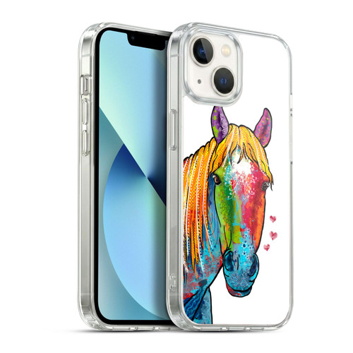 Duirwaigh Animals Horse Soft Gel Case for Apple iPhone 13