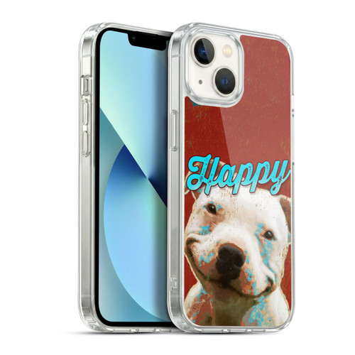 Duirwaigh Animals Pitbull Dog Soft Gel Case for Apple iPhone 13