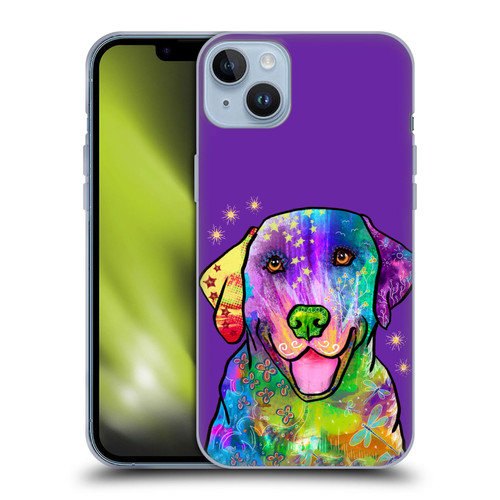 Duirwaigh Animals Golden Retriever Dog Soft Gel Case for Apple iPhone 14 Plus