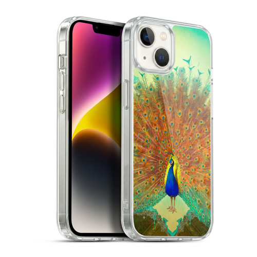 Duirwaigh Animals Peacock Soft Gel Case for Apple iPhone 14 Plus & MagSafe
