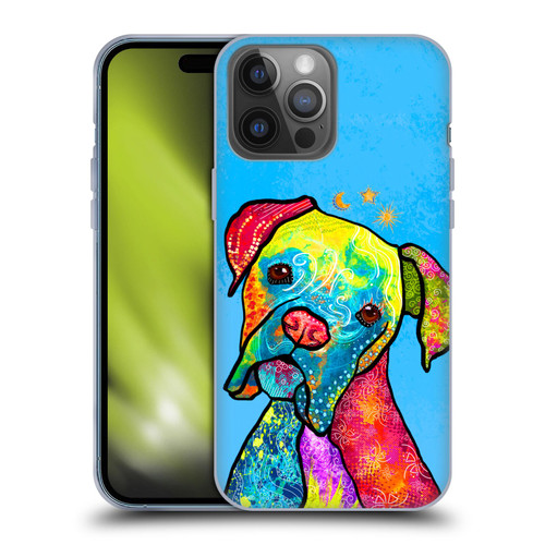 Duirwaigh Animals Boxer Dog Soft Gel Case for Apple iPhone 14 Pro Max