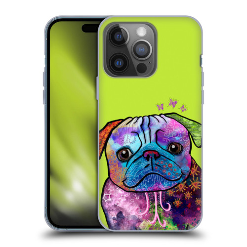 Duirwaigh Animals Pug Dog Soft Gel Case for Apple iPhone 14 Pro