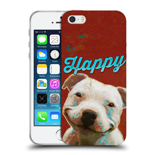 Duirwaigh Animals Pitbull Dog Soft Gel Case for Apple iPhone 5 / 5s / iPhone SE 2016