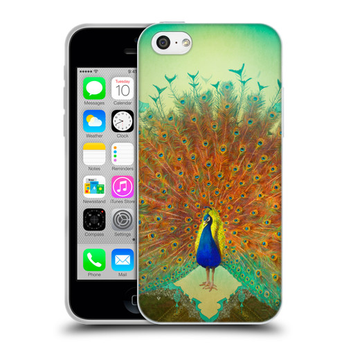 Duirwaigh Animals Peacock Soft Gel Case for Apple iPhone 5c
