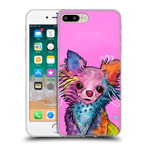 Duirwaigh Animals Chihuahua Dog Soft Gel Case for Apple iPhone 7 Plus / iPhone 8 Plus