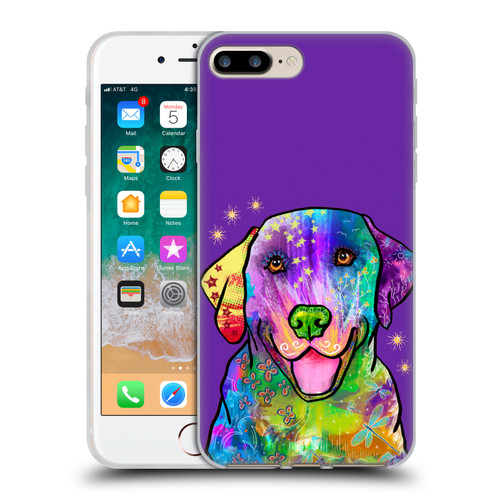 Duirwaigh Animals Golden Retriever Dog Soft Gel Case for Apple iPhone 7 Plus / iPhone 8 Plus