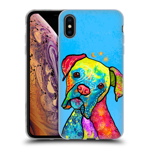 Duirwaigh Animals Boxer Dog Soft Gel Case for Apple iPhone XS Max