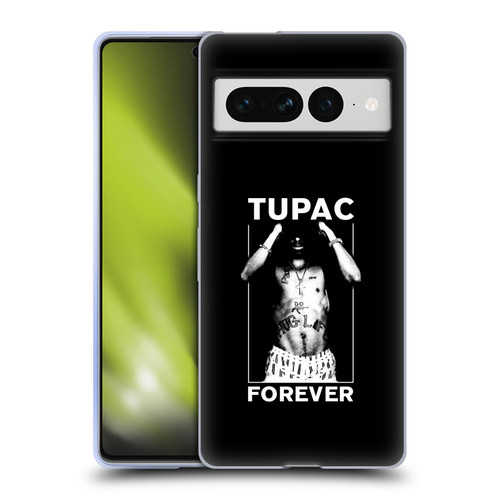 Tupac Shakur Key Art Forever Soft Gel Case for Google Pixel 7 Pro