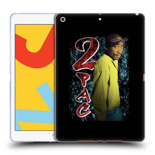 Tupac Shakur Key Art Vintage Soft Gel Case for Apple iPad 10.2 2019/2020/2021