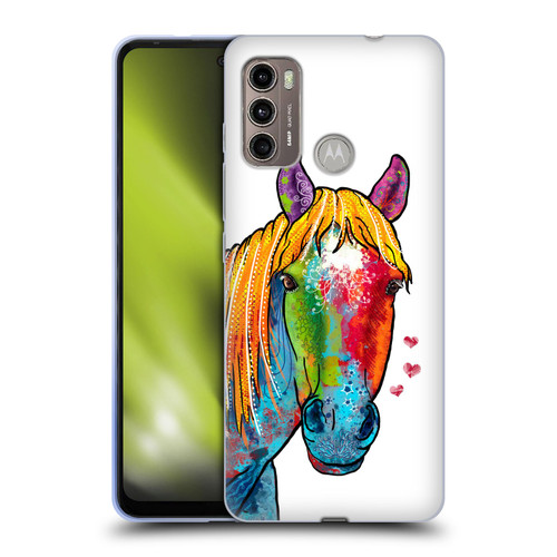 Duirwaigh Animals Horse Soft Gel Case for Motorola Moto G60 / Moto G40 Fusion