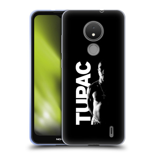 Tupac Shakur Key Art Black And White Soft Gel Case for Nokia C21