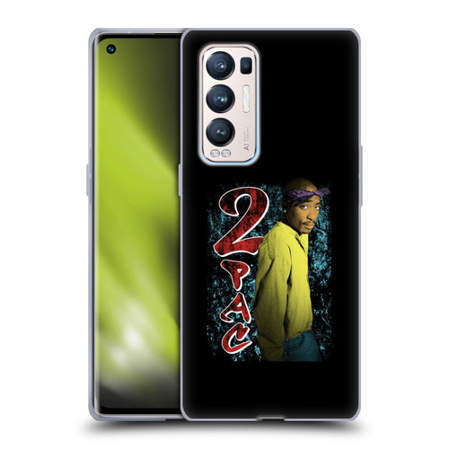 Tupac Shakur Key Art Vintage Soft Gel Case for OPPO Find X3 Neo / Reno5 Pro+ 5G