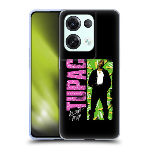Tupac Shakur Key Art Distressed Look Soft Gel Case for OPPO Reno8 Pro