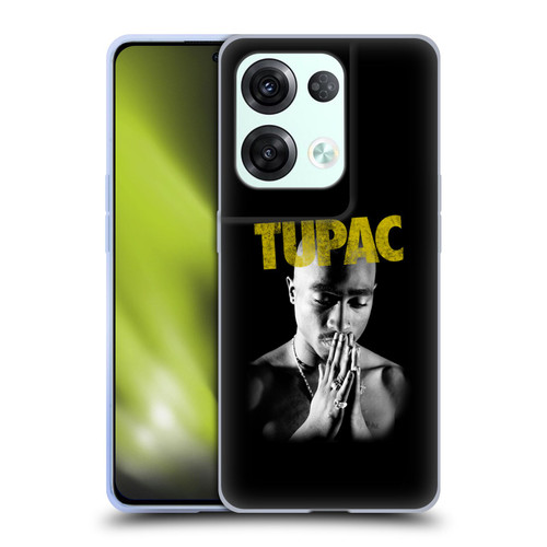 Tupac Shakur Key Art Golden Soft Gel Case for OPPO Reno8 Pro