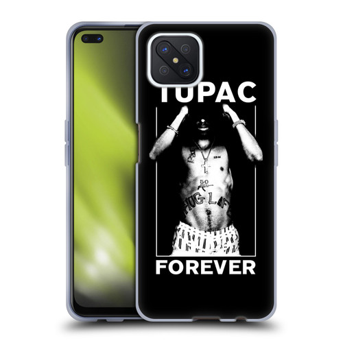 Tupac Shakur Key Art Forever Soft Gel Case for OPPO Reno4 Z 5G